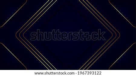 abstract geometric bacground with gold line.