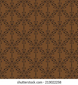 abstract  geometric back and brown background  vector pattern.