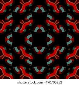 Abstract geometric backdrop. Vector illustration. Pattern for textile, pattern fills, web page background, surface textures.