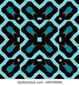 Abstract geometric backdrop. Vector illustration. Pattern for textile, pattern fills, web page background, surface textures.