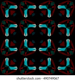 Abstract geometric backdrop. Vector illustration. Pattern for textile, pattern fills, web page background, surface textures.