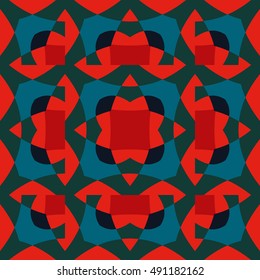 Abstract geometric backdrop. Vector illustration. Pattern for textile, pattern fills, web page background, surface textures.