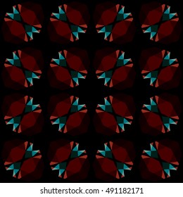 Abstract geometric backdrop. Vector illustration. Pattern for textile, pattern fills, web page background, surface textures.