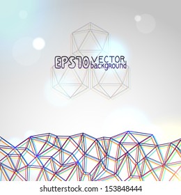 Abstract geometric background