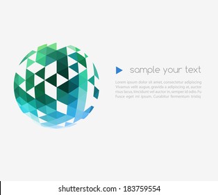 Abstract geometric background