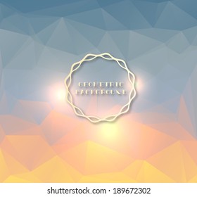 Abstract geometric background 