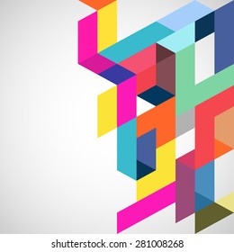 Abstract geometric background