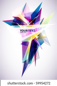 Abstract geometric background