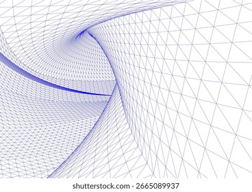 Abstract geometric background 3d drawing