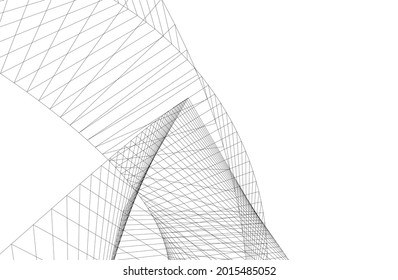 ilustración 3d de fondo geométrico abstracto 
