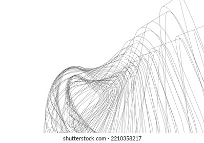  abstrakter geometrischer Hintergrund 3D-Abbildung