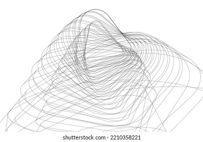  ilustración 3d de fondo geométrico abstracto