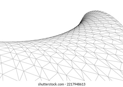 abstract geometric background 3d illustration