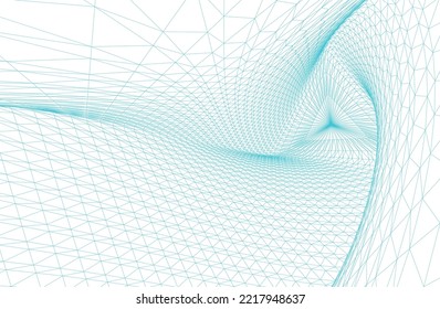 abstrakter geometrischer Hintergrund 3D-Abbildung
