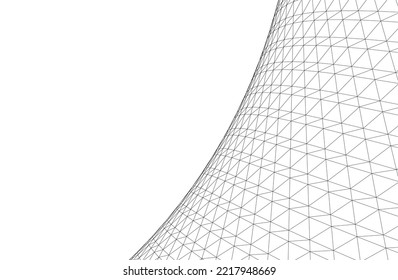 ilustración 3d de fondo geométrico abstracto