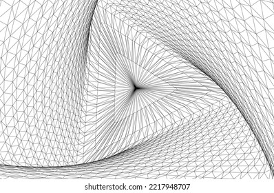 abstract geometric background 3d illustration