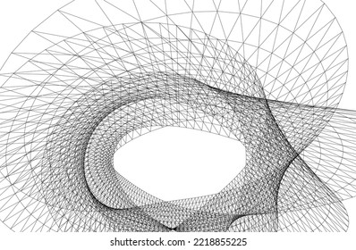 abstract geometric background 3d illustration