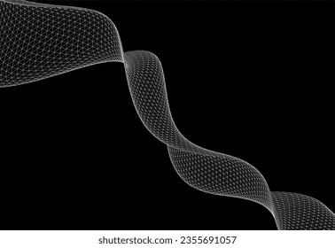 Abstract geometric background 3d illustration