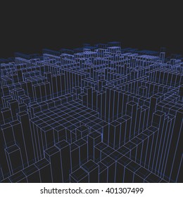 abstract geometric background . 3d illustration background