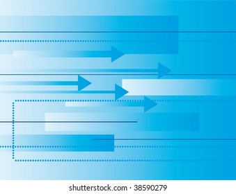 Abstract geometric background with arrows. Vector illustration