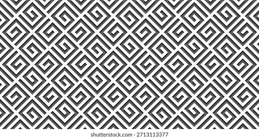 Fondo geométrico Abstractas. Patrón griego azteca.