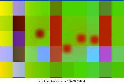 Abstract Geometric Background, Banner. Colored rectangles, stains, green, red and violet. Vector illustration