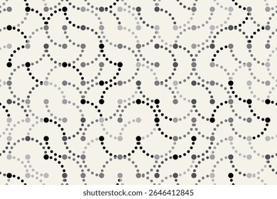Abstract geometric background, Bauhaus style, seamless vector geo pattern, simple flat style shapes