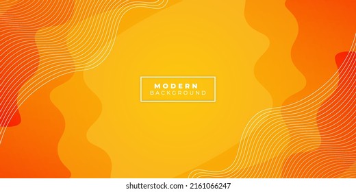 abstract geometric background with beautiful orange color