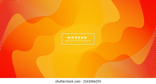 fondo geométrico abstracto con un bonito color naranja
