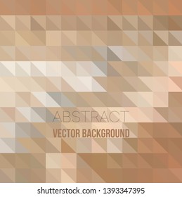 Abstract geometric background of beige triangles.