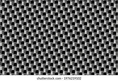 Abstract geometric background in black and gray colors, illusion effect, pattern vector EPS 10. Square pattern background.