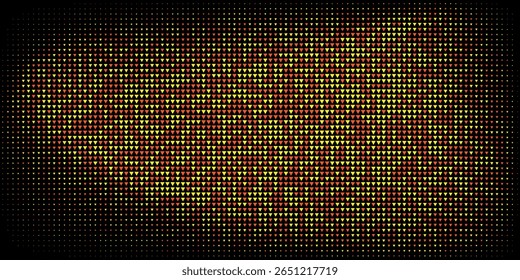 Abstractas fondo geométrico negro Halftone patrón en amarillo y naranja. diseño moderno de moda en bussines, Anuncio