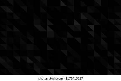 Abstract geometric background. Black polygonal vector