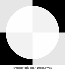 Abstract geometric background with black and white vector. Simple flat design.