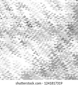 Abstract geometric background with black and white color tone triangle shapes.