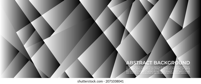 Abstract geometric background. black and white color for banner, sales promotion and website background