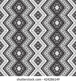 Abstract geometric background in black and white