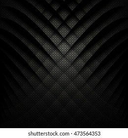 Abstract geometric background. Black and white. Vector Illustration