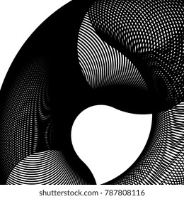 abstract geometric background. Black and white style.