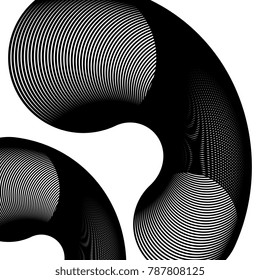 abstract geometric background. Black and white style.
