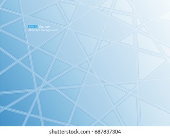 Abstract geometric background blue