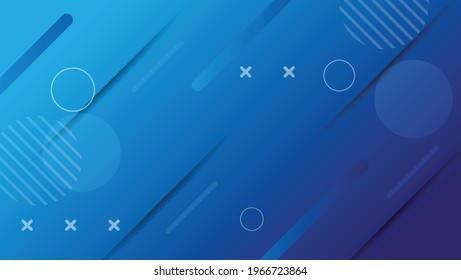 abstract geometric background with blue color