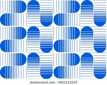 abstract geometric background, blue color