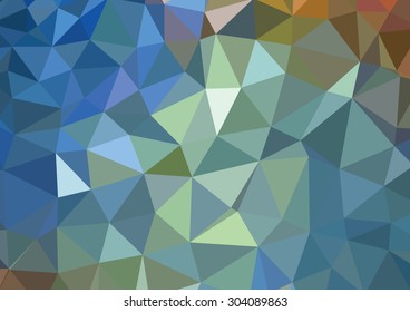 Abstract geometric background blue color. Vector illustration