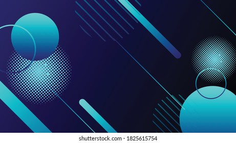 fondo geométrico abstracto con color azul y oscuro.eps 10