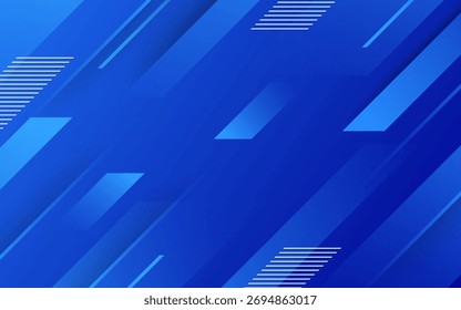 Abstract geometric background blue gradations slash shape.memphis background.colorful.simple design.vector eps 10