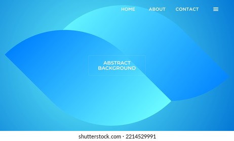 ABSTRACT GEOMETRIC BACKGROUND BLUE GRADIENT COLOR DESIGN VECTOR TEMPLATE GOOD FOR MODERN WEBSITE, WALLPAPER, COVER DESIGN 