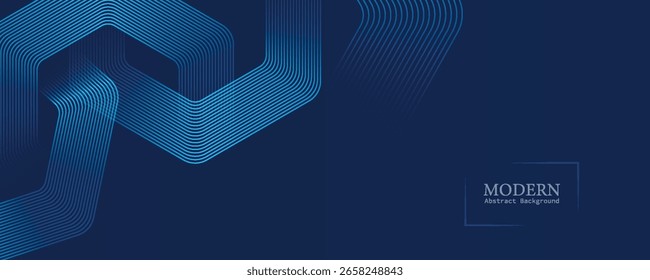Fondo geométrico Abstractas con líneas superpuestas azules y Formas de degradado