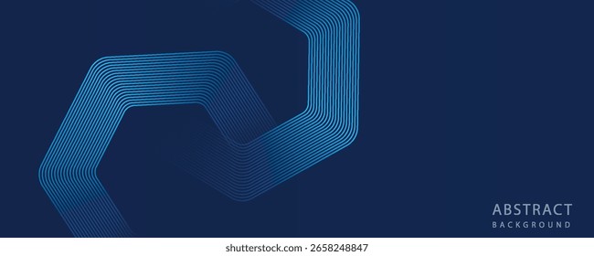 Fondo geométrico Abstractas con líneas superpuestas azules y Formas de degradado eps10