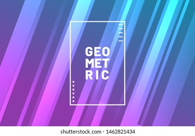 Abstract geometric background in blue and pink gradient color. Modern concept background